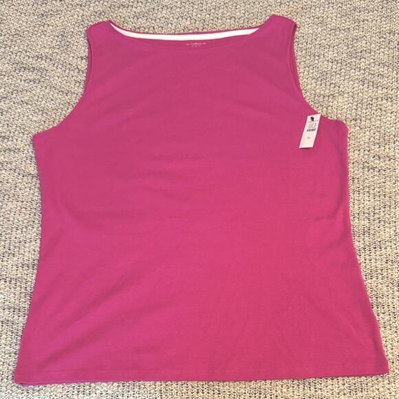 Talbots Fuchsia Tank Top - Picture 1 of 3